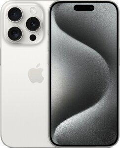 Смартфон Apple iPhone 15 Pro 256GB (белый титан)