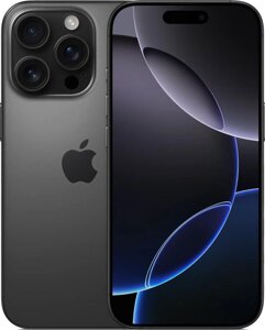 Смартфон Apple iPhone 16 Pro 256GB (черный титан)