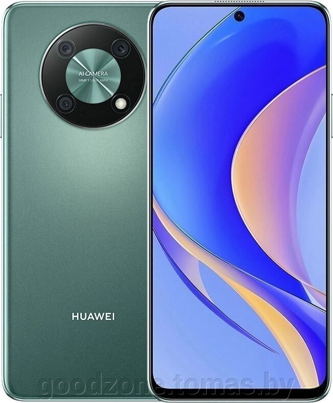 Смартфон Huawei nova Y90 4GB/128GB (изумрудно-зеленый) от компании Интернет-магазин «Goodzone. by» - фото 1