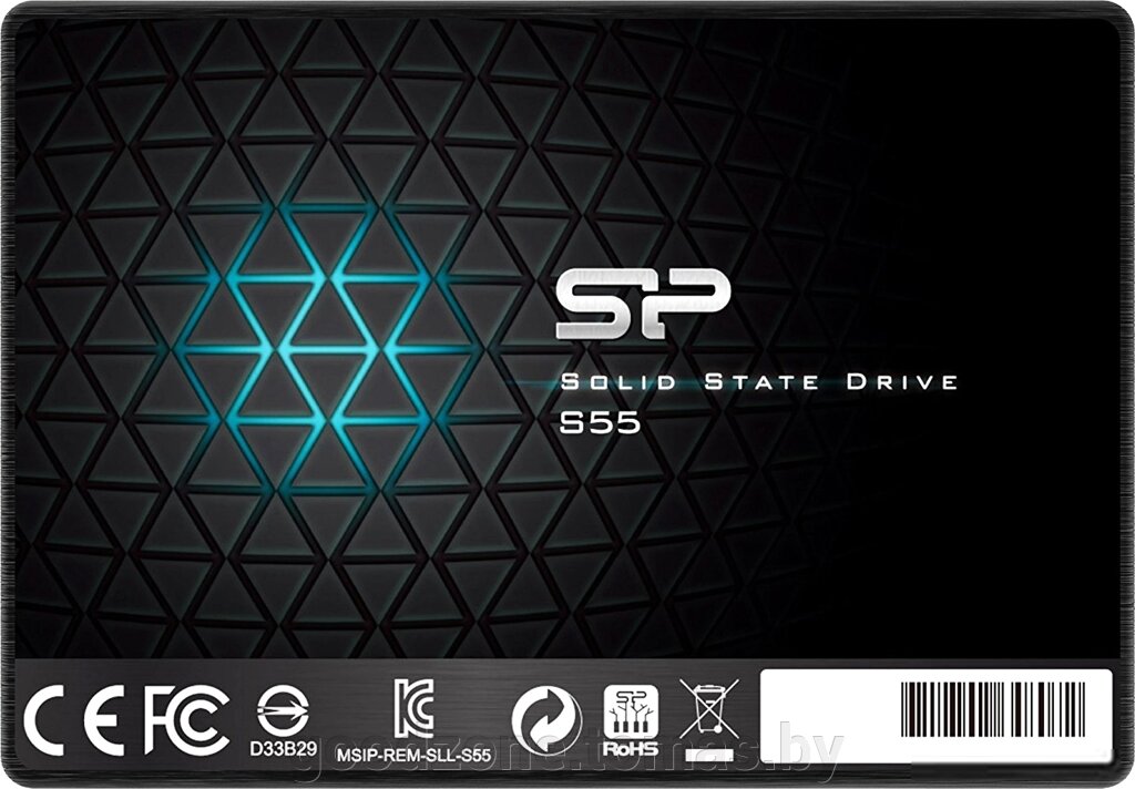 SSD Silicon-Power Slim S55 240GB SP240GBSS3S55S25 от компании Интернет-магазин «Goodzone. by» - фото 1