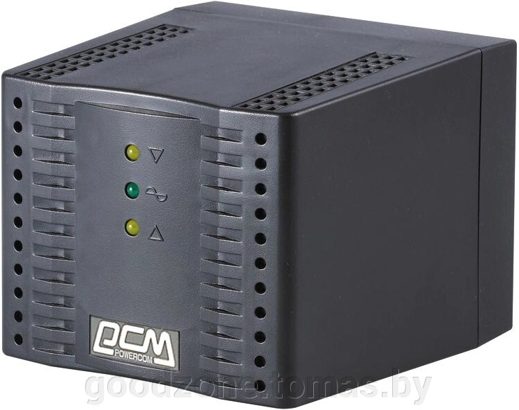 Стабилизатор напряжения Powercom TCA-1200 (черный) от компании Интернет-магазин «Goodzone. by» - фото 1