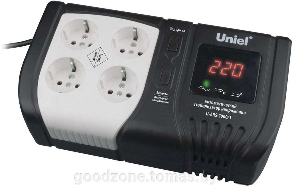 Стабилизатор напряжения Uniel U-ARS-1000/1 от компании Интернет-магазин «Goodzone. by» - фото 1