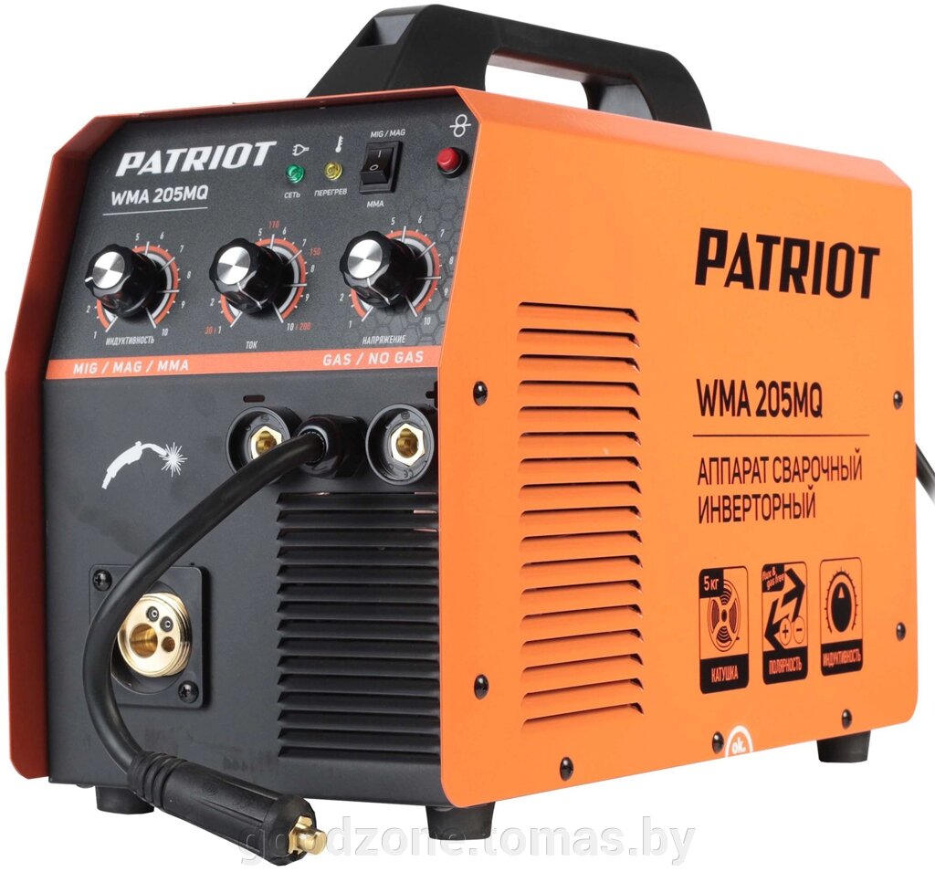 Сварочный инвертор Patriot WMA 205 MQ от компании Интернет-магазин «Goodzone. by» - фото 1