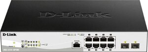 Управляемый коммутатор 2-го уровня D-Link DGS-1210-10P/ME/B1A