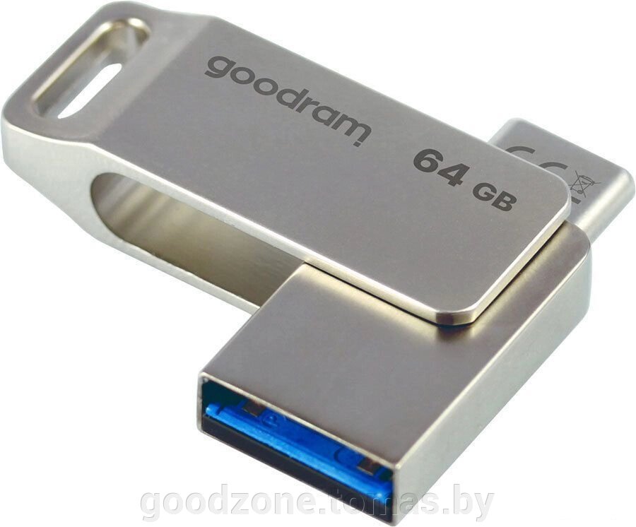 USB Flash GOODRAM ODA3 64GB (серебристый) от компании Интернет-магазин «Goodzone. by» - фото 1