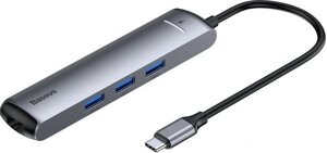 USB-хаб Baseus Mechanical Eye 6 in 1 CAHUB-J0G
