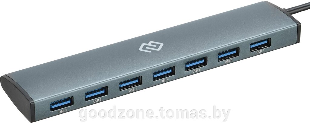 USB-хаб Digma HUB-7U3.0-UC-G от компании Интернет-магазин «Goodzone. by» - фото 1