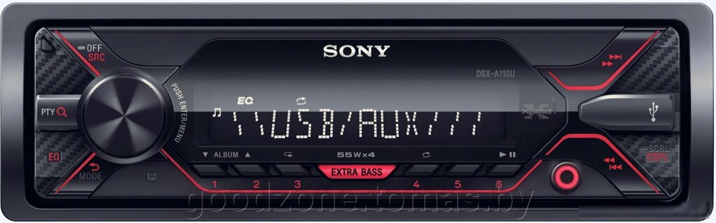 USB-магнитола Sony DSX-A110U от компании Интернет-магазин «Goodzone. by» - фото 1