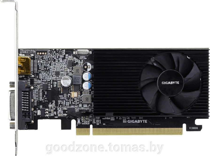 Видеокарта Gigabyte GeForce GT 1030 Low Profile 2GB DDR4 от компании Интернет-магазин «Goodzone. by» - фото 1