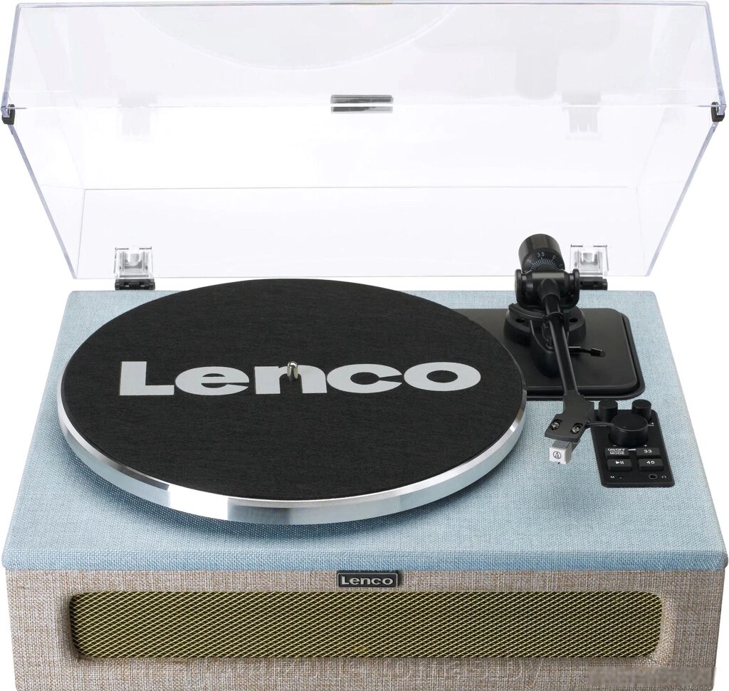 Виниловый проигрыватель Lenco LS-440 (серый/голубой) от компании Интернет-магазин «Goodzone. by» - фото 1
