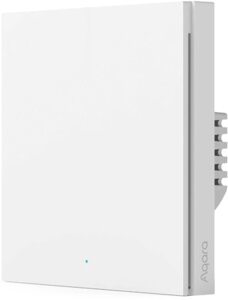 Выключатель Aqara Smart Wall Switch H1 одноклавишный с нейтралью (белый)