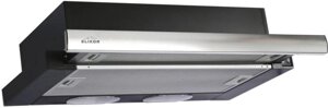 Вытяжка кухонная Elikor Интегра 60П-400-В2Л (черный/нержавеющая сталь) (841612)