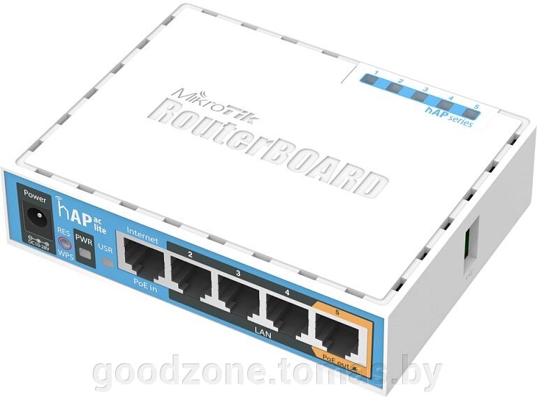 Wi-Fi роутер Mikrotik hAP ac lite [RB952Ui-5ac2nD] от компании Интернет-магазин «Goodzone. by» - фото 1