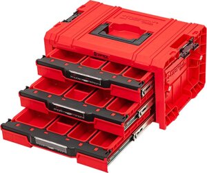 Ящик для инструментов Qbrick System PRO Drawer 3 Toolbox Expert RED Ultra HD