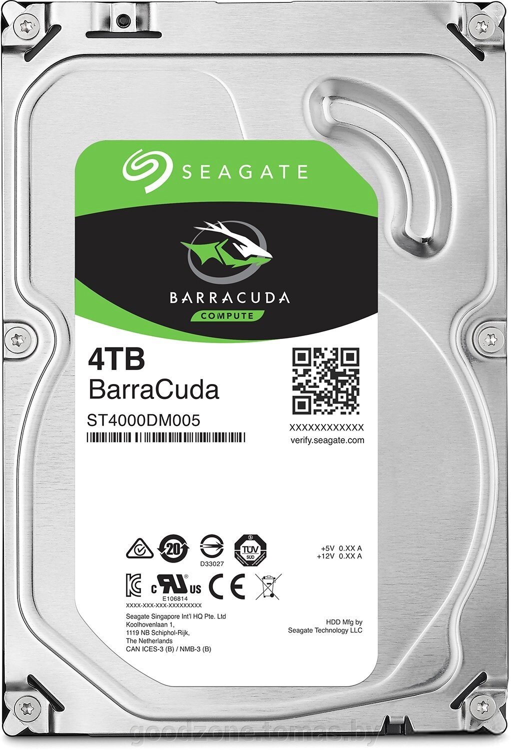 Жесткий диск Seagate Barracuda 4TB [ST4000DM004] от компании Интернет-магазин «Goodzone. by» - фото 1