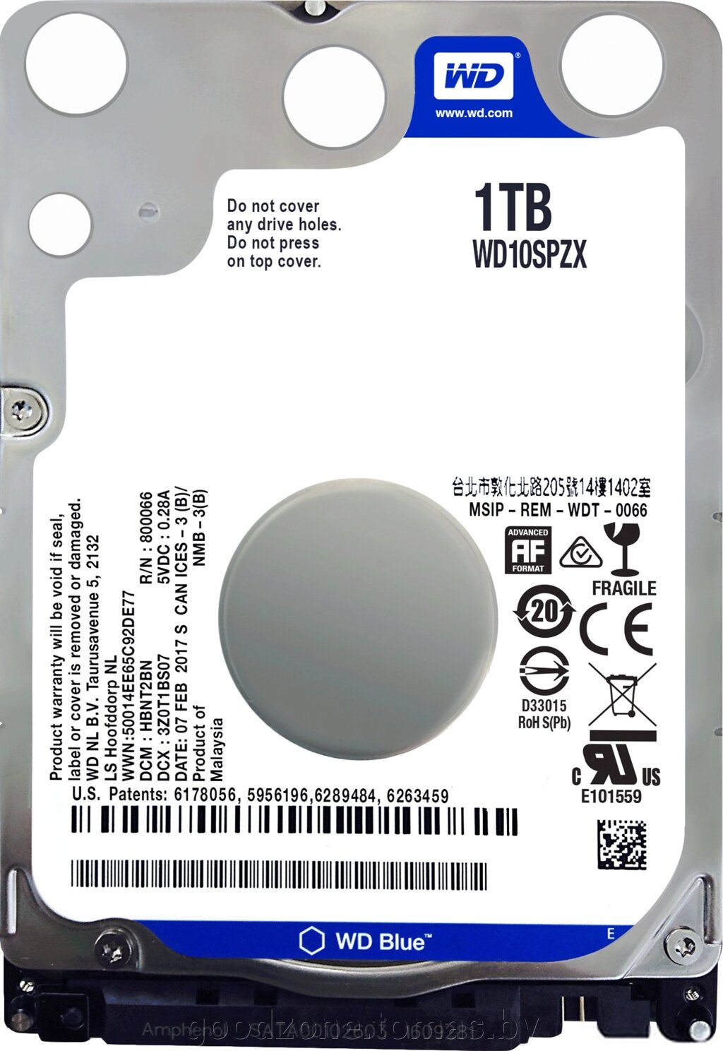 Жесткий диск WD Blue 1TB [WD10SPZX] от компании Интернет-магазин «Goodzone. by» - фото 1