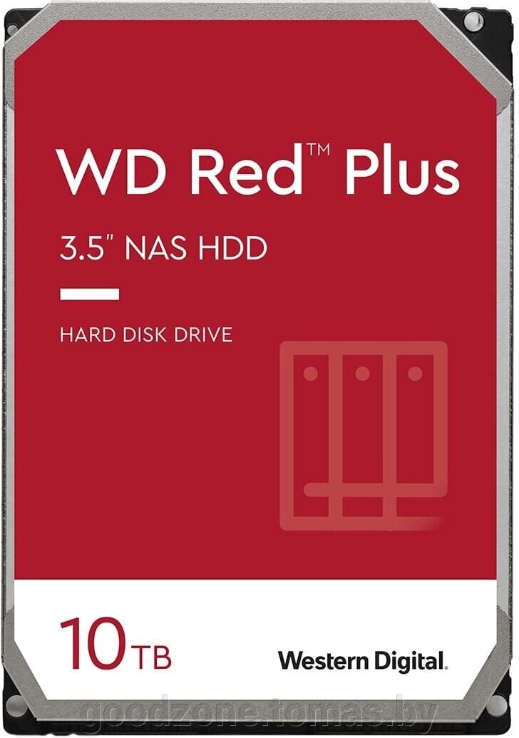 Жесткий диск WD Red Plus 10TB WD101EFBX от компании Интернет-магазин «Goodzone. by» - фото 1