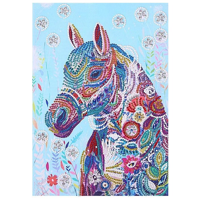 Алмазная живопись "Darvish" 40*50см "Лошадь" от компании TOP500 - фото 1