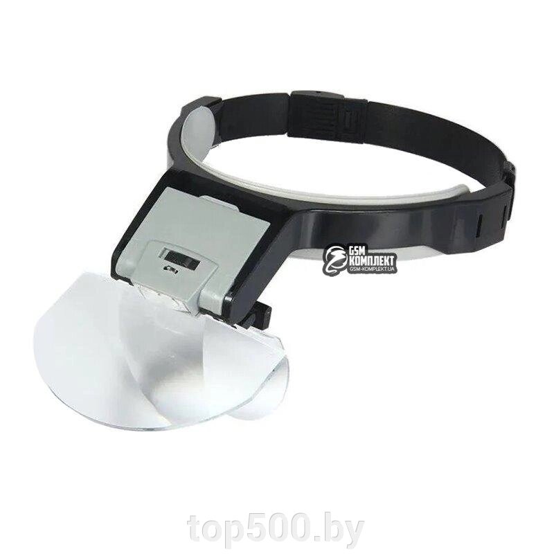 Бинокуляр Лупа-очки с подсветкой MG81001-B2 от компании TOP500 - фото 1