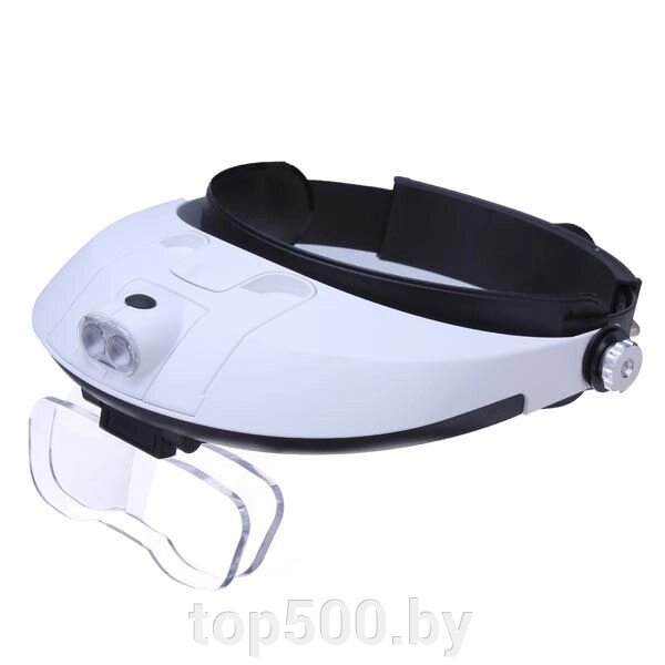 Бинокуляр Лупа-очки с подсветкой MG81001-H от компании TOP500 - фото 1