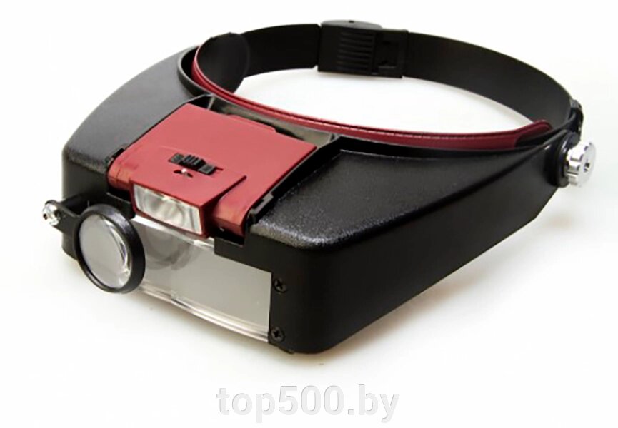 Бинокуляр лупа-очки с подсветкой MG81007-A от компании TOP500 - фото 1