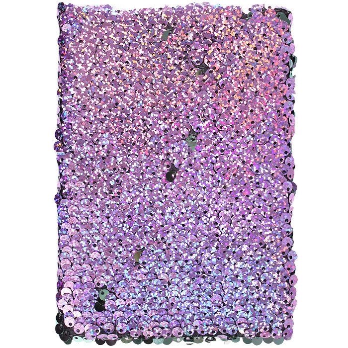 Блокнот 11.5 х 15.5 см 80л в клетку с реверсивными пайетками голография цвет ассорти от компании TOP500 - фото 1