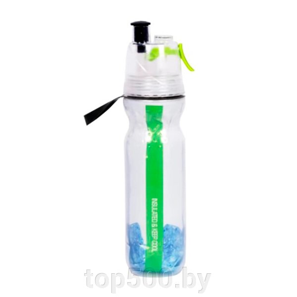 Бутылка для воды со спреем 500 мл зеленый от компании TOP500 - фото 1