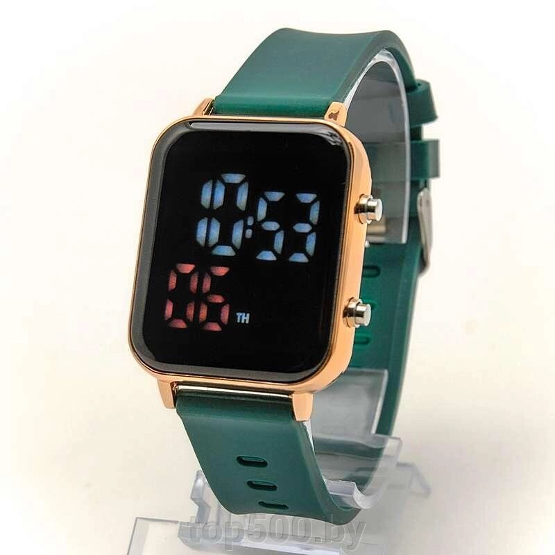 Часы LED 4402G (6941700950452/B-0054) двухцветная индикация, зелен. от компании TOP500 - фото 1