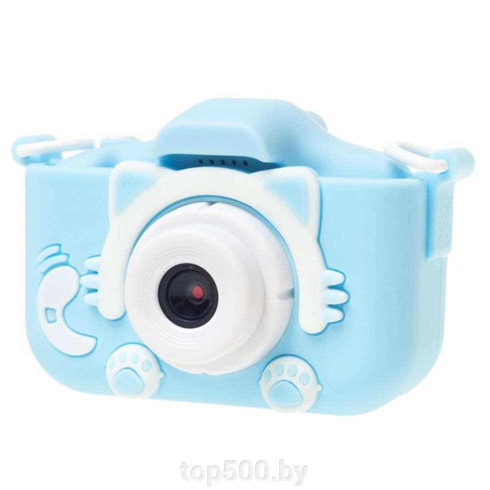 Детский цифровой фотоаппарат GSMIN Fun Camera Kitty со встроенной памятью и играми от компании TOP500 - фото 1