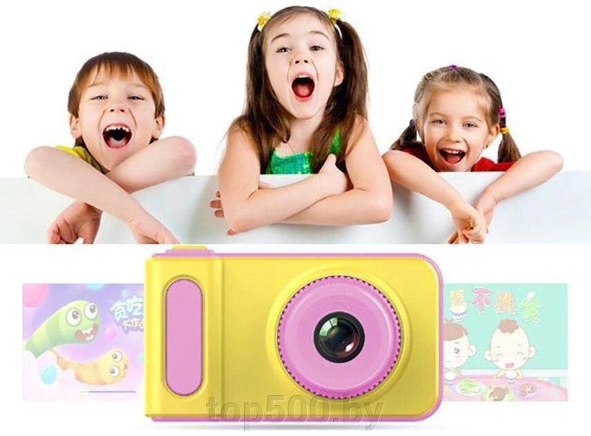 Детский цифровой фотоаппарат Kids Camera Summer Vacation. Фотоаппарат детский от компании TOP500 - фото 1