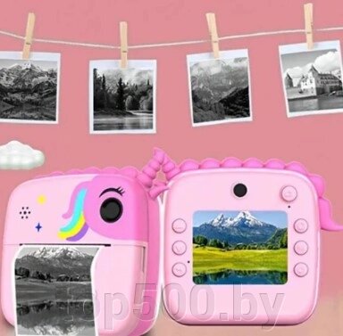 Детский фотоаппарат мгновенной термопечати Children Digital Print Camera (фото, видео, поддержка SD-card) от компании TOP500 - фото 1