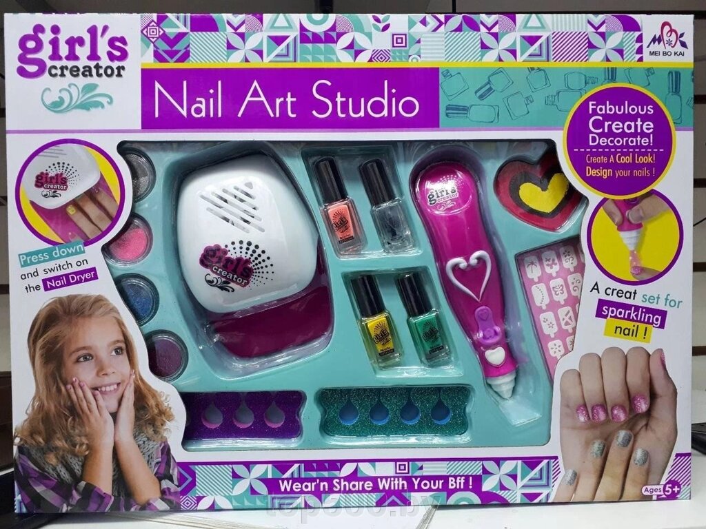 Детский Набор для маникюра "Nail Art Studio" от компании TOP500 - фото 1