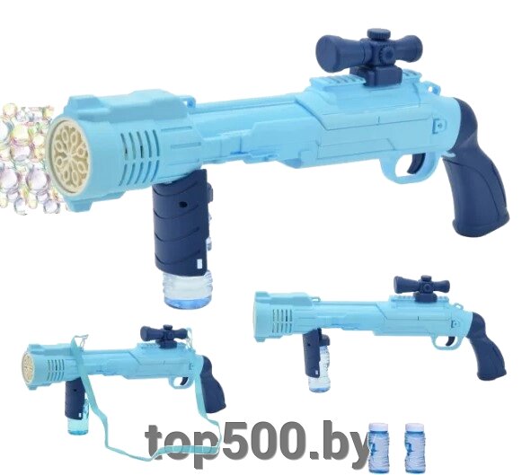 Детский пулемет для создания мыльных пузырей Fold babble gun от компании TOP500 - фото 1