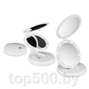Двойное зеркало для макияжа с подсветкой от компании TOP500 - фото 1