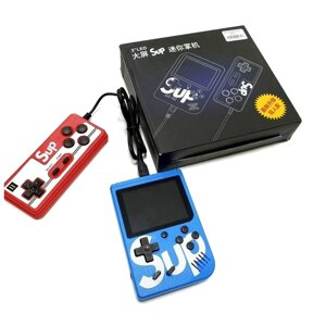 Игровая консоль SUP Plus GAME BOX 400 игр + джойстик синий