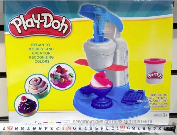 Игровой набор для изготовления мороженого Play-Doh от компании TOP500 - фото 1