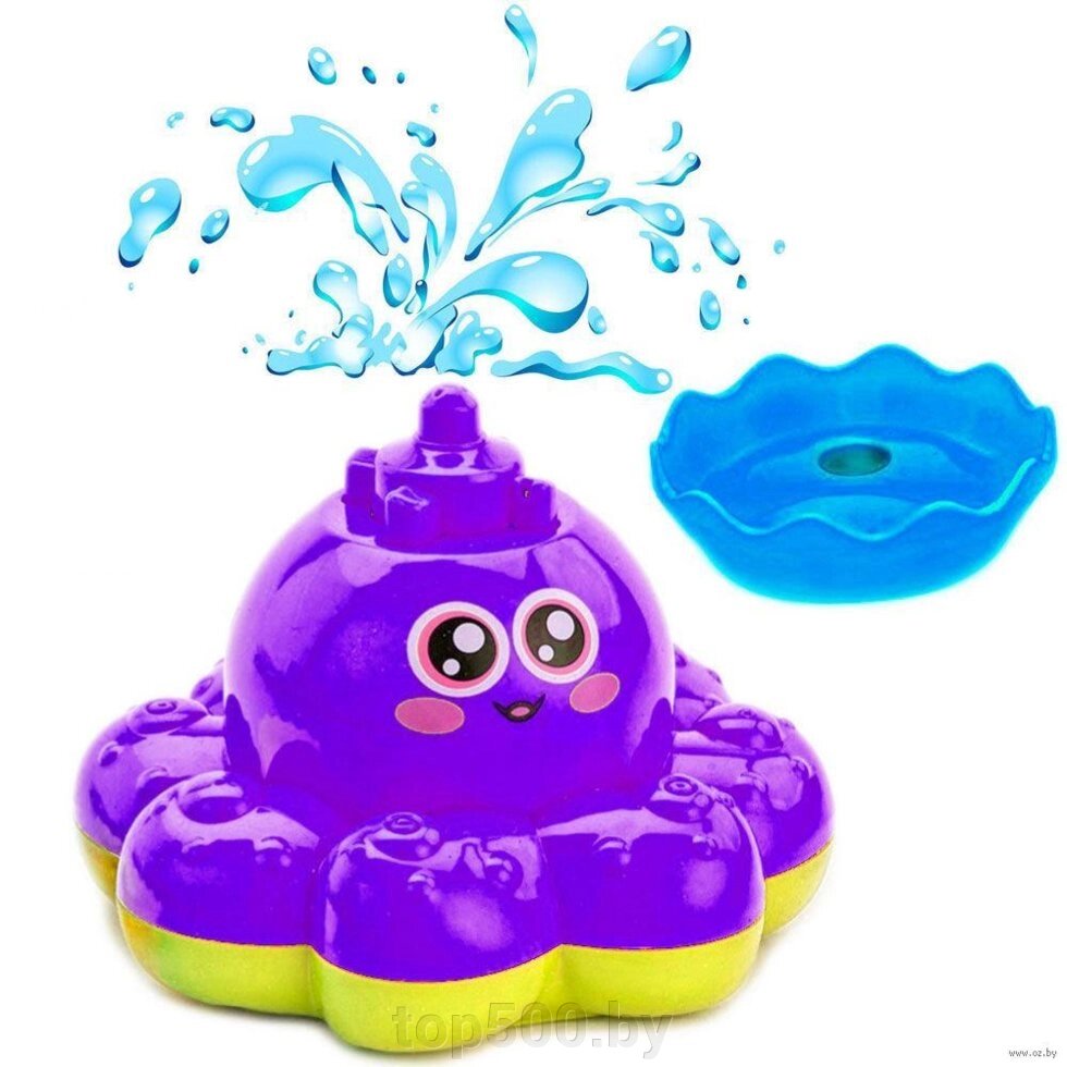 Игрушка детская для ванны «ФОНТАН-ОСЬМИНОЖКА» от компании TOP500 - фото 1