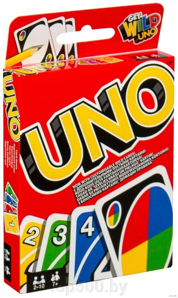 Карточная настольная игра UNO от компании TOP500 - фото 1