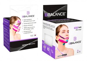 Кинезио тейп BB FACE TAPE для лица (Корея) 5 см х 5 м белый