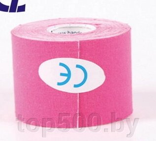 Кинезио тейп Kinesiology Tape (Китай) упаковка 5 м Розовый от компании TOP500 - фото 1