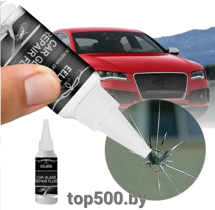 Комплект для ремонта лобового стекла автомобиля EELHOE от компании TOP500 - фото 1