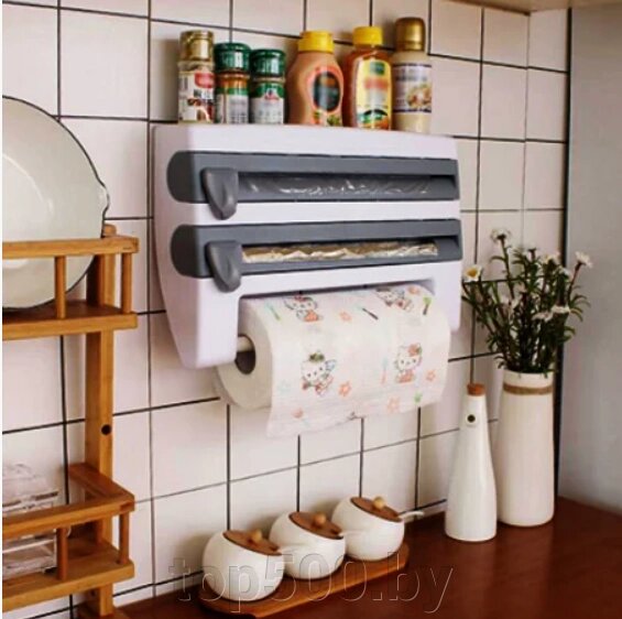 Кухонный диспенсер Органайзер Comfortable kitchen 4 в 1 от компании TOP500 - фото 1