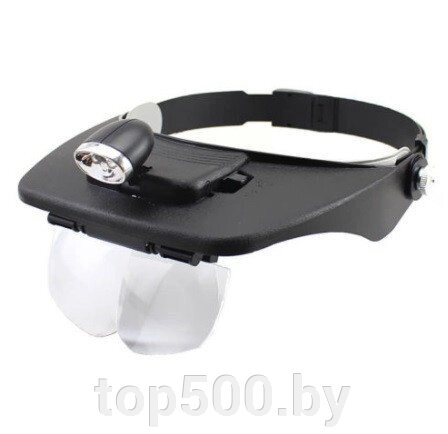 Лупа-очки козырек с подсветкой от компании TOP500 - фото 1