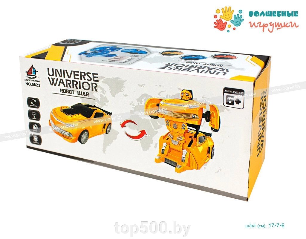 Машинка трансформер "Universe Warior" (арт. 0823) от компании TOP500 - фото 1