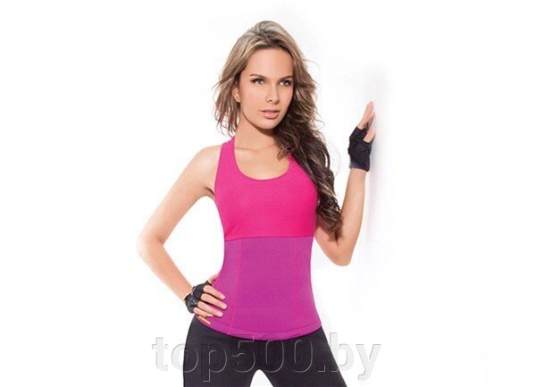 Майка для похудения  HOT SHAPERS SHIRT Размер XL  Цвет розовый от компании TOP500 - фото 1