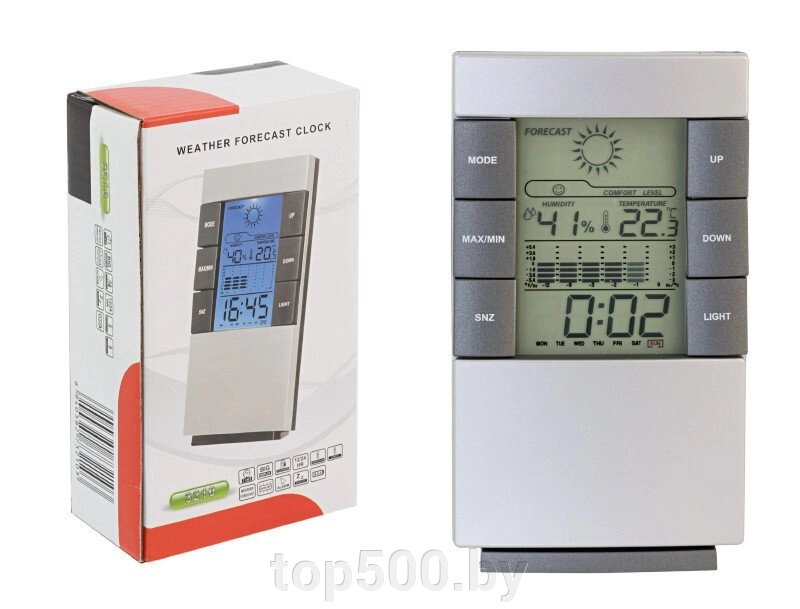 Метеостанция, Часы-будильник, Гигрометр DS-3210 от компании TOP500 - фото 1