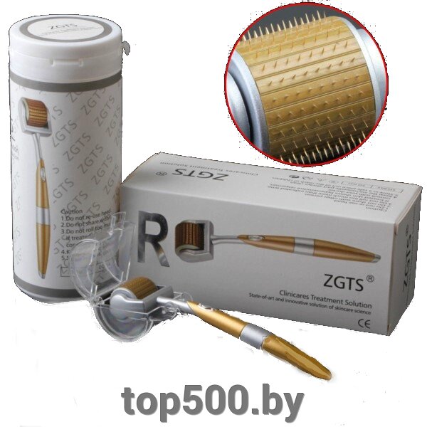 Мезороллер  ZGTS GOLD -200 игл от компании TOP500 - фото 1