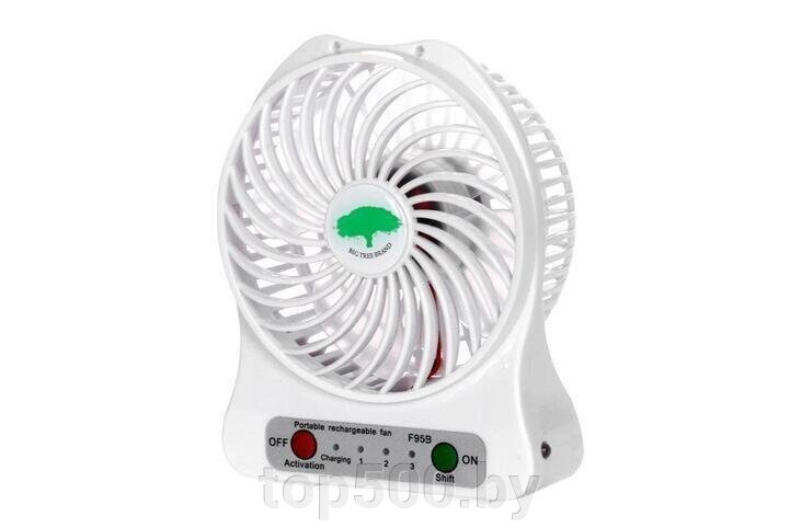 Мини вентилятор USB Fashion Mini Fan Белый от компании TOP500 - фото 1