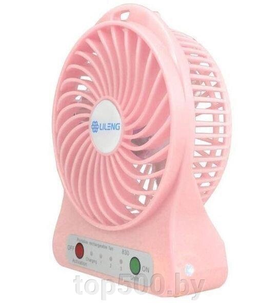 Мини вентилятор USB Fashion Mini Fan Розовый от компании TOP500 - фото 1
