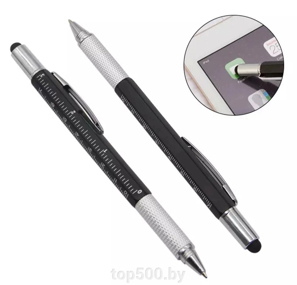 Многофункциональная ручка-мультитул 6в1 SiPL от компании TOP500 - фото 1